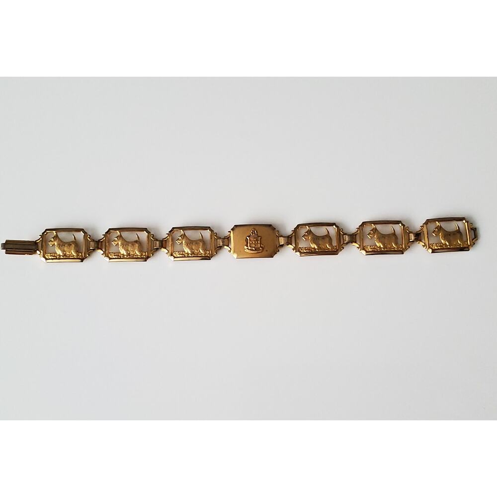 Vintage Terrier Gold Filled Bracelet - Picture 1 of 4